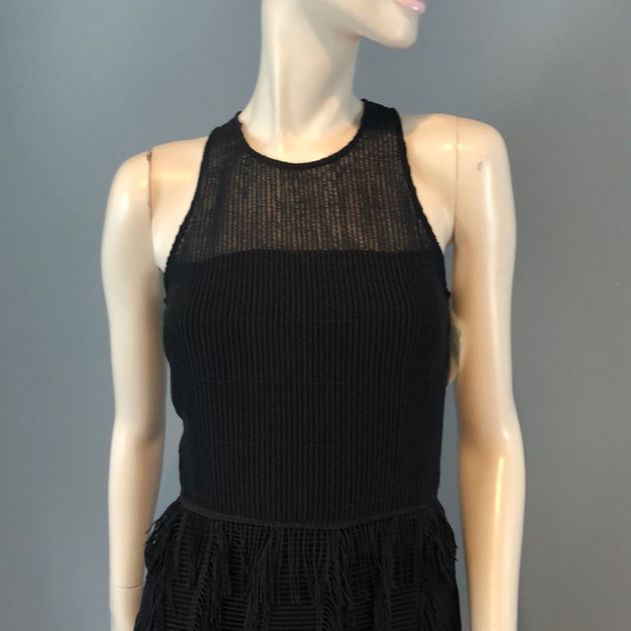 NWT Hugo Boss Black Fringe Dress Sz 0 - Picture 2 of 8